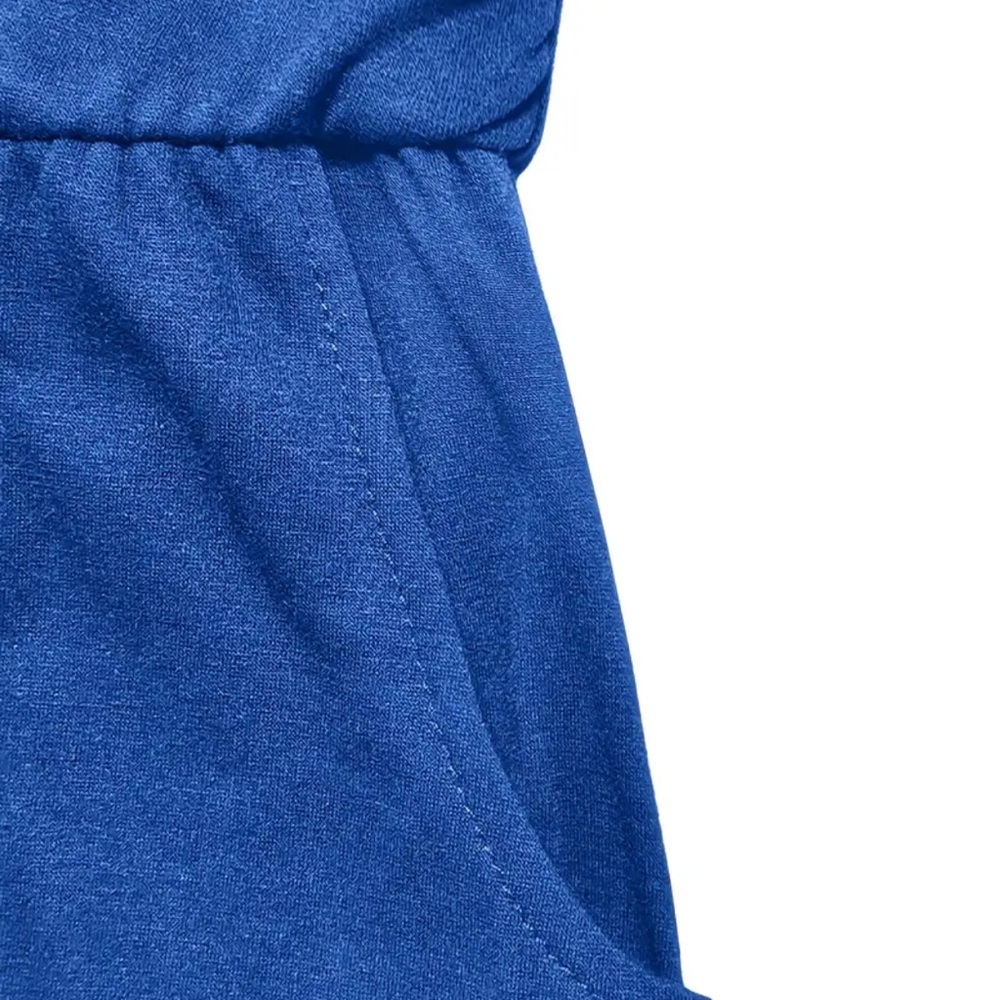 Blue Strapless with Pockets Maxi Dress - NWOT - Picture 6 of 7